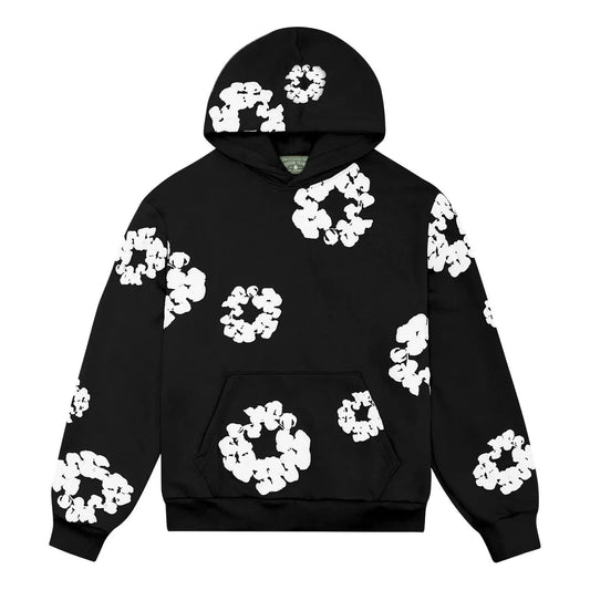 Denim Tear Hoodie 'Black'