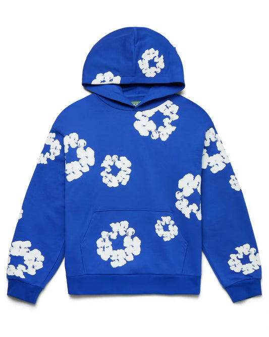 Denim Tear Hoodie 'Blue'